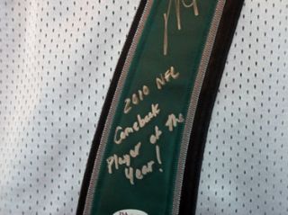 Michael Vick Autographed Philadelphia Eagles Je rsey With 2 