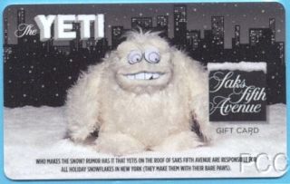 now free  the yeti 2011 gift card