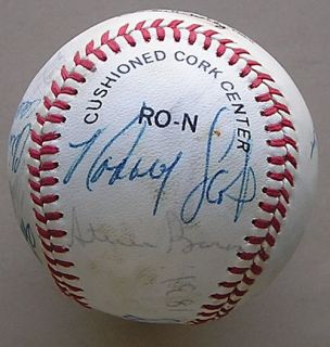   EXPOS SIGNED FEENEY OFF. N.L. BASEBALL (14) CARTER,ROGERS,RAINES