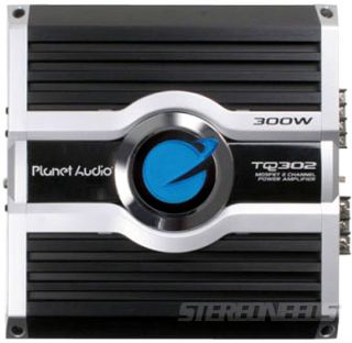 Planet Audio TQ302 300 Watt 2 1 Channel Amp Car Stereo Amplifier 