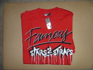 Famous Stars and Stripes Shirt Red Travis Barker L