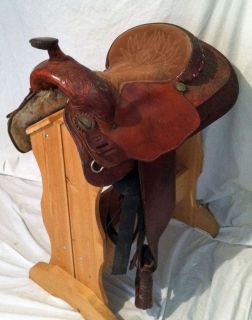 16 inch Billy Cook Long Horn Edition Western Saddle RARE