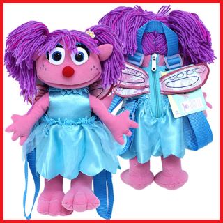 Sesame Street Abby Cadabby Plush Doll Backpack Plush Figure Bag 15 