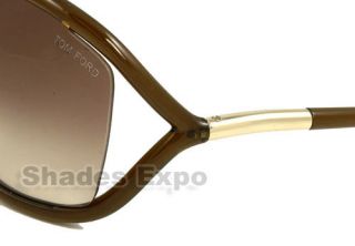 New Tom Ford Sunglasses TF 9 Whitney Brown TF9 692 Auth