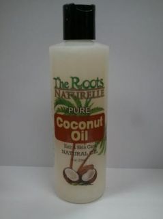   ROOTS NATURELLE 100% PURE COCONUT OIL HAIR & SKIN CARE NATURAL OIL 8oz