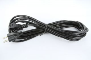 15ft right angle power cord computer printer monitor 3 prong ac power 