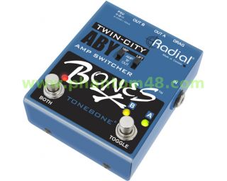 Radial Engineering Twin City Bones aby Amp Switcher Selector Pedal New 
