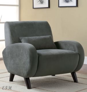 NEW BREVARD CONTEMPORARY UPHOLSTERED CAPPUCCINO WOOD ACCENT CHAIR