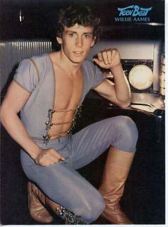   Mini Poster Teen Pin Up Battlestar Galactica Willie Aames 1979