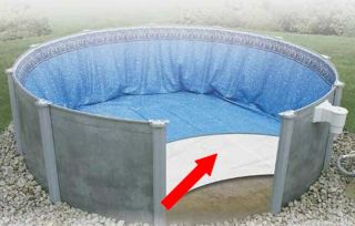 new liner guard 15 floor pad round above ground swimming pool liner 