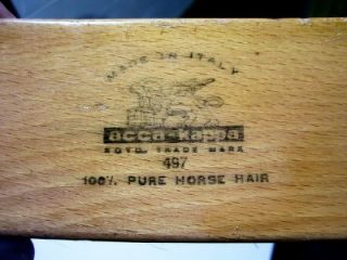 NICE VINTAGE ACCA KAPPA PURE HORSE HAIR TAILORS BRUSH #497 MADE IN 