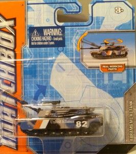 Matchbox 2012 Abrams M1 A1 Tank Camo Real Working Rigs