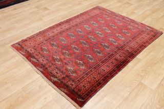 Foyer Size Traditional Turkoman Wool Persian Oriental Area Rug Carpet 