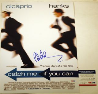 Frank William Abagnale Signed Catch Me If You Can Movie Poster PSA COA 
