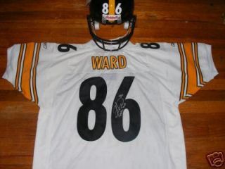 HINES WARD PITTSBURGH STEELERS SIGNED JERSEY SUPER BOWL XL MVP INSCR W 
