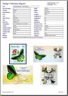 Stamp Collectors Image Database Software Pro Version