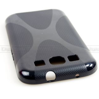 Black x Line Wave TPU Gel Phone Cover Case for Samsung i9300 Galaxy s 
