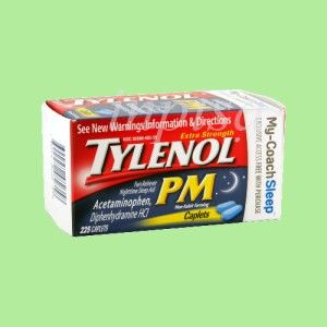 Tylenol PM 1 x 225 Caplets Pain Reliever Nighttime Sleep Aid