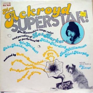 Les Barker Mrs Ackroyd Superstar LP FRR 015 VG UK
