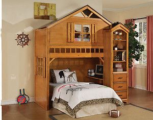 Acme Montana Tree House Loft Bed Twin Twin