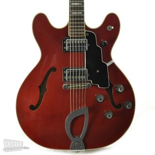 Guild Starfire SF 4 Cherry Red 1980 Used Electric Semi Hollowbody 