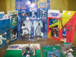 STARTING LINEUP ~ `6`  ACTION FIGURES ~ `3` DIFFERENT SPORTS