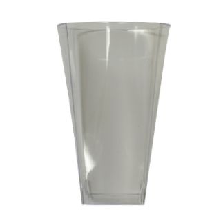 14 Ounce Square Plastic Drinking Glasses Cup Case 168