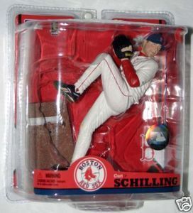 MacFarlane Curt Schilling Red Sox Action Figure Baseball