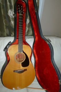 Vintage 1970s Yamaha F 150 Acoustic Blues Parlor Guitar Red Label 