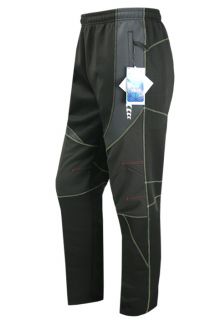 Men Track Pants Active Trousers Sweatsuit Bottoms Jogging Black 