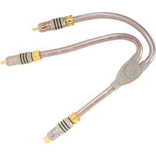 Acoustic Research Master Series MS253 Subwoofer Cable Locking RCAs Y 