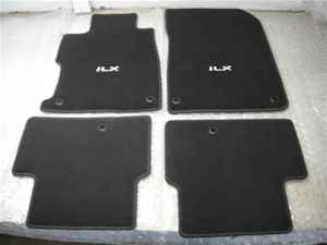 2012 acura ilx set of 4 black cloth floor mats rugs oem