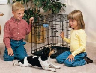 Midwest 24 Life Stages Single Door Dog Cage Crate 1624