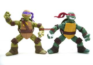 mutant ninja turtles basic action figure donatello raphael loose set
