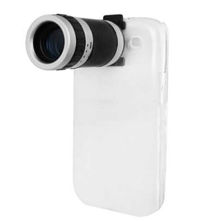New 8x Zoom Telescope Camera Lens Case Cover for Samsung Galaxy S3 s 