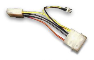 to 4 pin molex power adapter for plugging in fans fits standard at 
