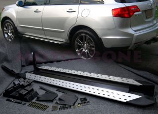 07 09 Acura MDX Side Step Running Board Rail Nerf Bar Kit Direct Fit 
