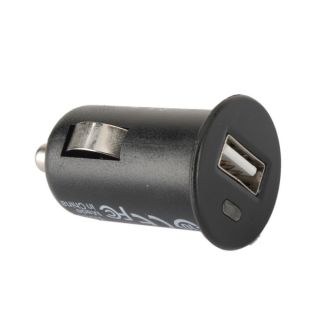 New Cute Universal Mini USB Car Charger Adapter Black