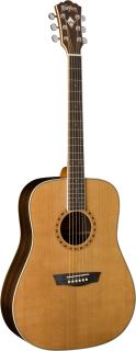WASHBURN WD21S ACOUSTIC DREADNOUGHT STYLE GUITAR W/ ROSEWOOD BRIDGE 