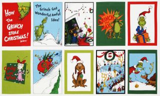  The Grinch Stole Christmas 2 Holiday Ade 12605 223 Fabric Panel