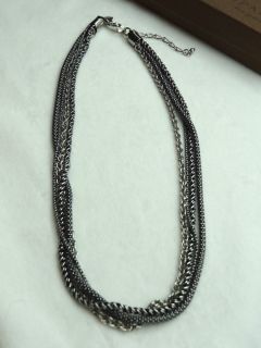 Silpada Sterling Silver Multi Chain Necklace N1719 NIB