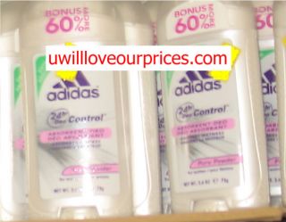 Adidas Pure Powder Cotton Tech Aluminium Free Women Deodorant 2 6 Oz 