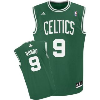 Boston Celtics Rajon Rondo Green/White Road Replica Jersey sz XL
