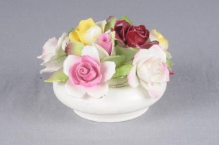 ROYAL ADDERLEY Bone China Floral Roses Figurine