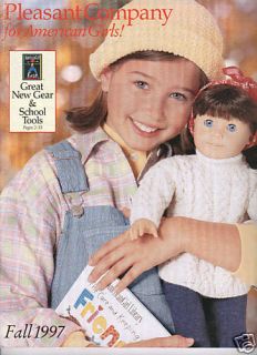 Sale 1997 American Girl Catalog Samantha Molly Addy