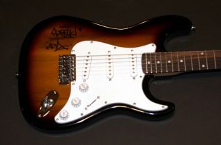 Beastie Boys Signed Autographed Sunburst Guitar MCA Adrock