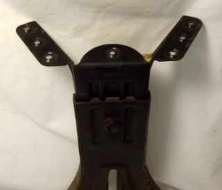 Vintage Adjustable Industrial Steel Table Legs Machine Age