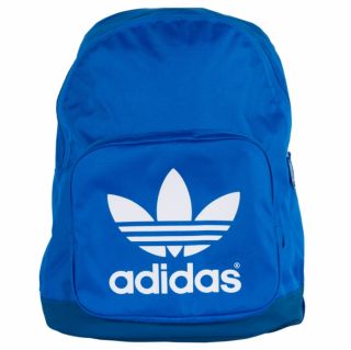 Adidas Originals Backpack Blue White Trefoil Old School Bag Daypack 