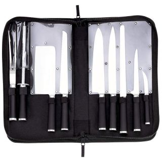 Slitzer 10pc Professional Gourmet Cutlery Set Knifes