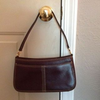 Leather Adrienne Vittadini Handbag with Dustbag Excellent Condition 